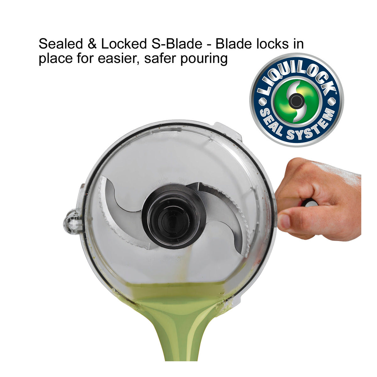 WFP11SW - 2.5-Qt. Bowl Cutter Mixer with Flat Lid and LiquiLock Seal System by Waring Commercial