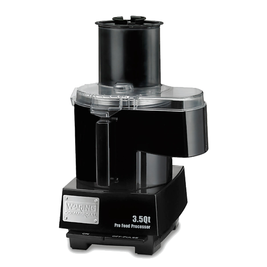 WFP14SC - 3.5-Qt. Combination Bowl Cutter Mixer and Continuous-Feed with LiquiLock Seal by Waring Commercial