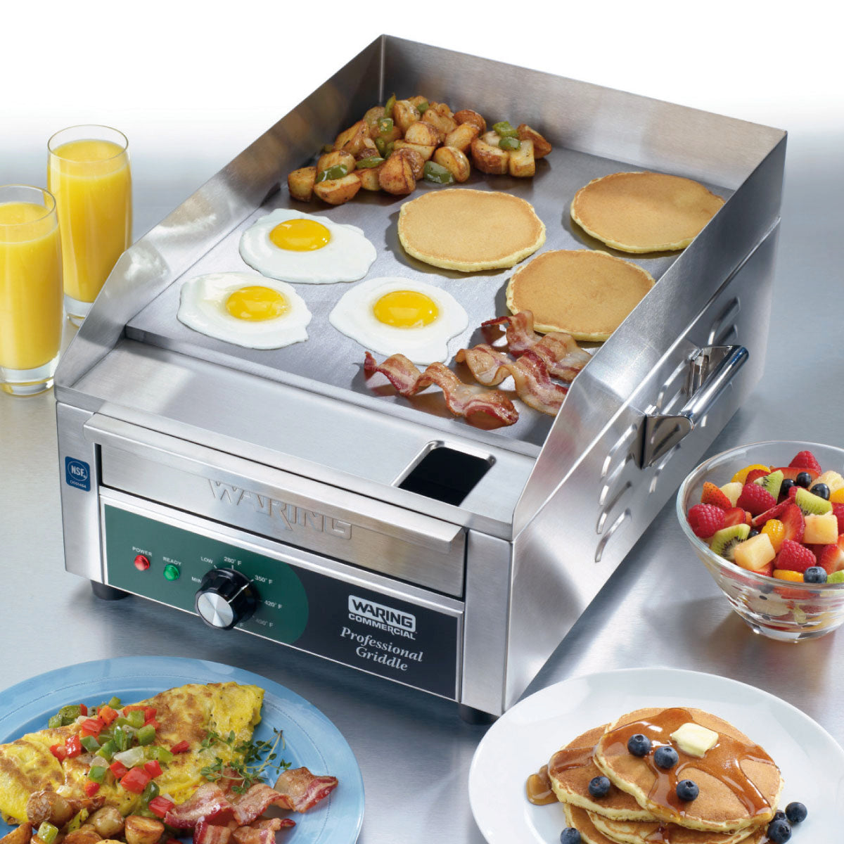 WGR140X Professional Countertop Electric Griddle by Waring Commercial