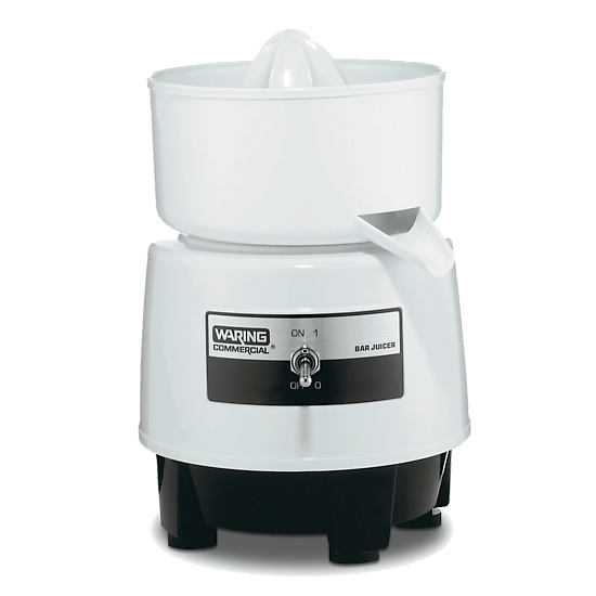 BJ120C Compact Citrus Bar Juicer by Waring Commercial