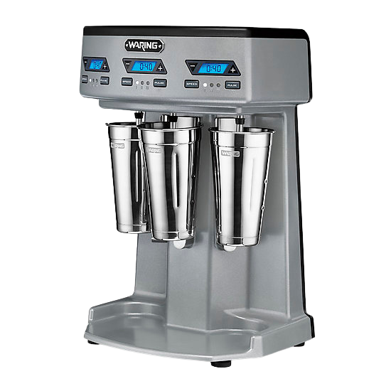 WDM360TX Heavy-Duty Triple-Spindle Drink Mixer with Timer & Hands Free Operation by Waring Commercial