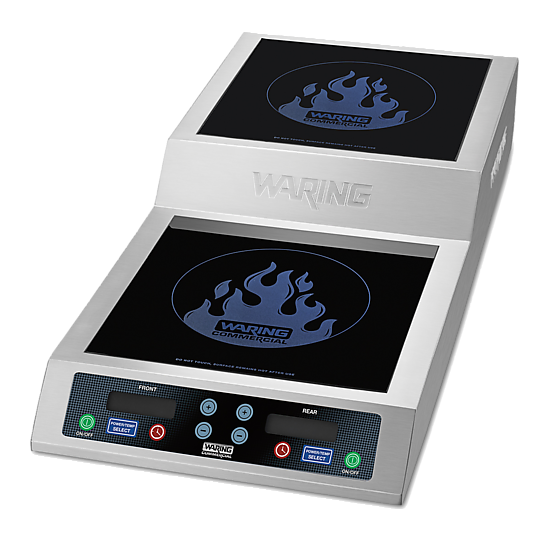 WIH800 Heavy-Duty Commercial Double Induction Heater by Waring Commercial