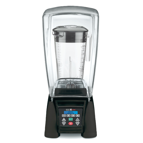 MX1500XTX Heavy-Duty Reprogrammable Blender with Sound Enclosure & "The Raptor" 64 oz Copolyester Jar by Waring Commercial