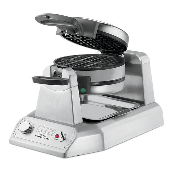 WWD200 Heavy-Duty Double Classic Waffle Maker by Waring Commercial