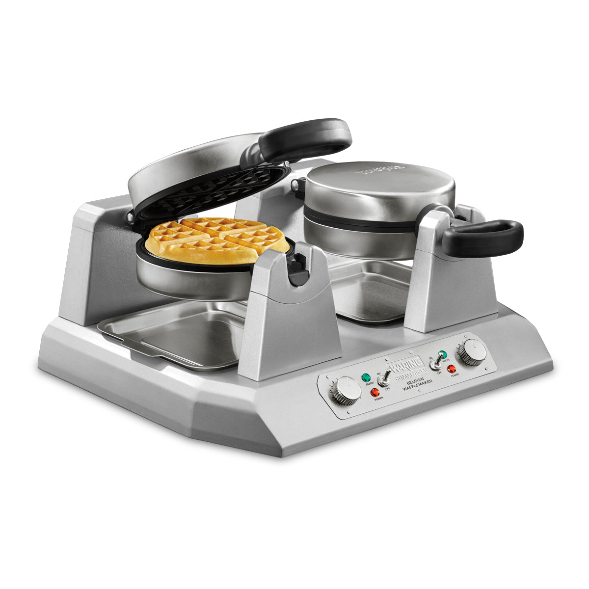 WW250X Side-by-Side Single Belgian Waffle Maker by Waring Commercial