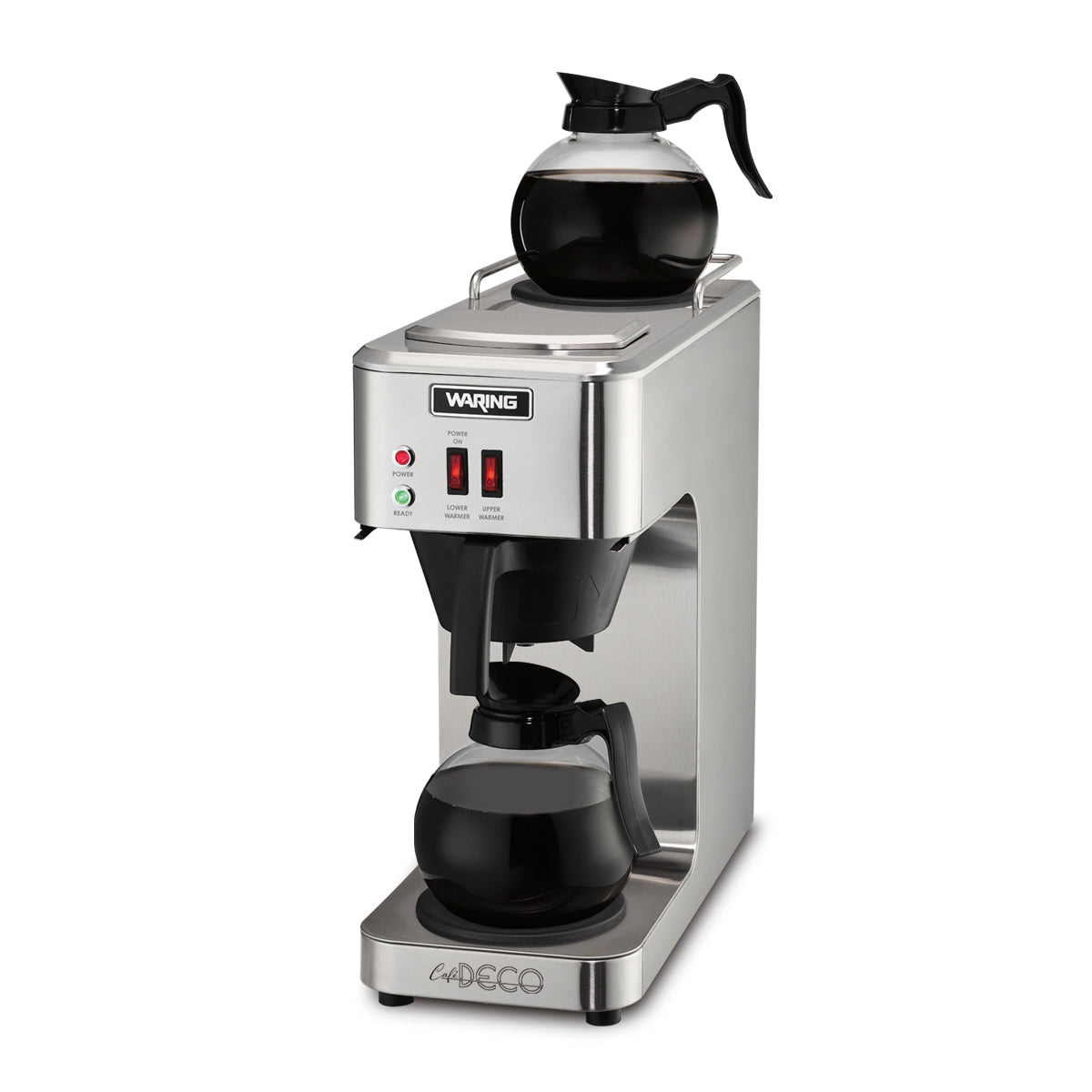 WCM50 "Café Deco" Pour-Over Coffee Brewer with Two Warmers by Waring Commercial
