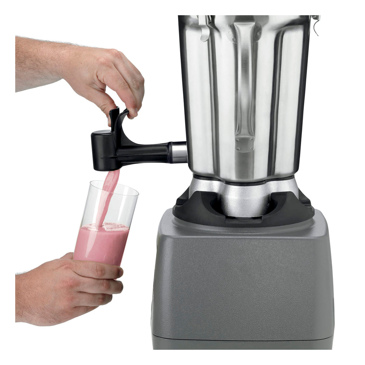 CB15TSF Heavy-Duty One Gallon Food Blender with Spigot & Timer by Waring Commercial