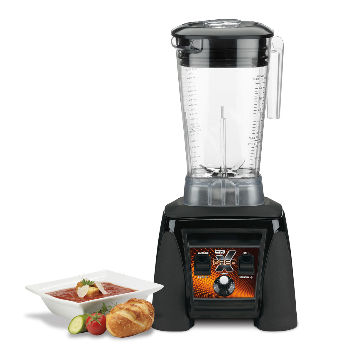 MX1200XTX "XPREP" Heavy-Duty Variable Speed Blender with "The Raptor" 64 oz Copolyester Jar by Waring Commercial