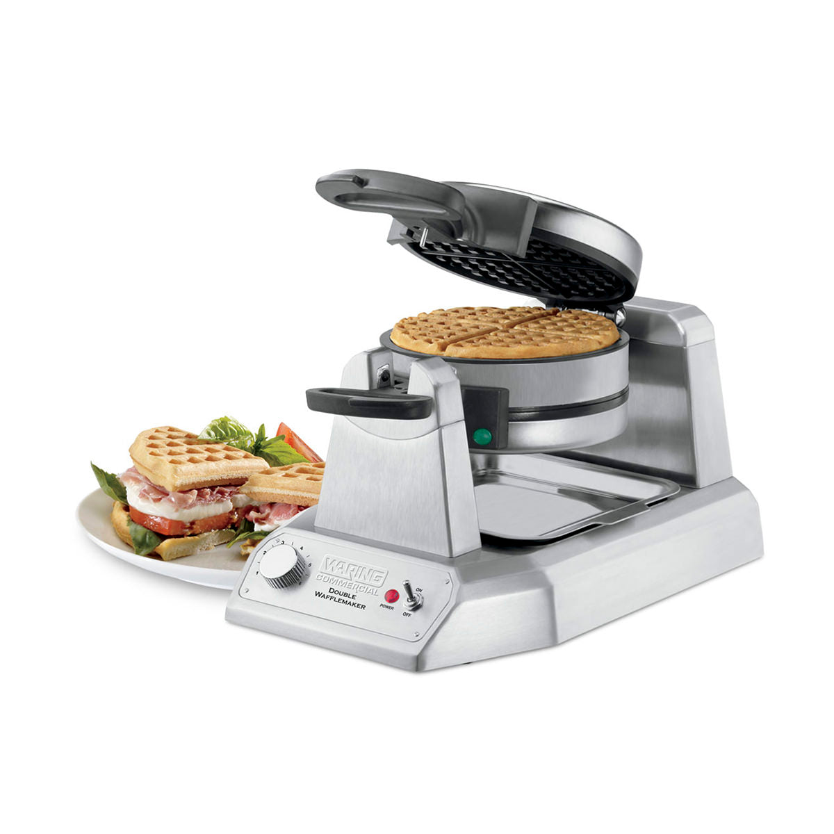 WWD200 Heavy-Duty Double Classic Waffle Maker by Waring Commercial