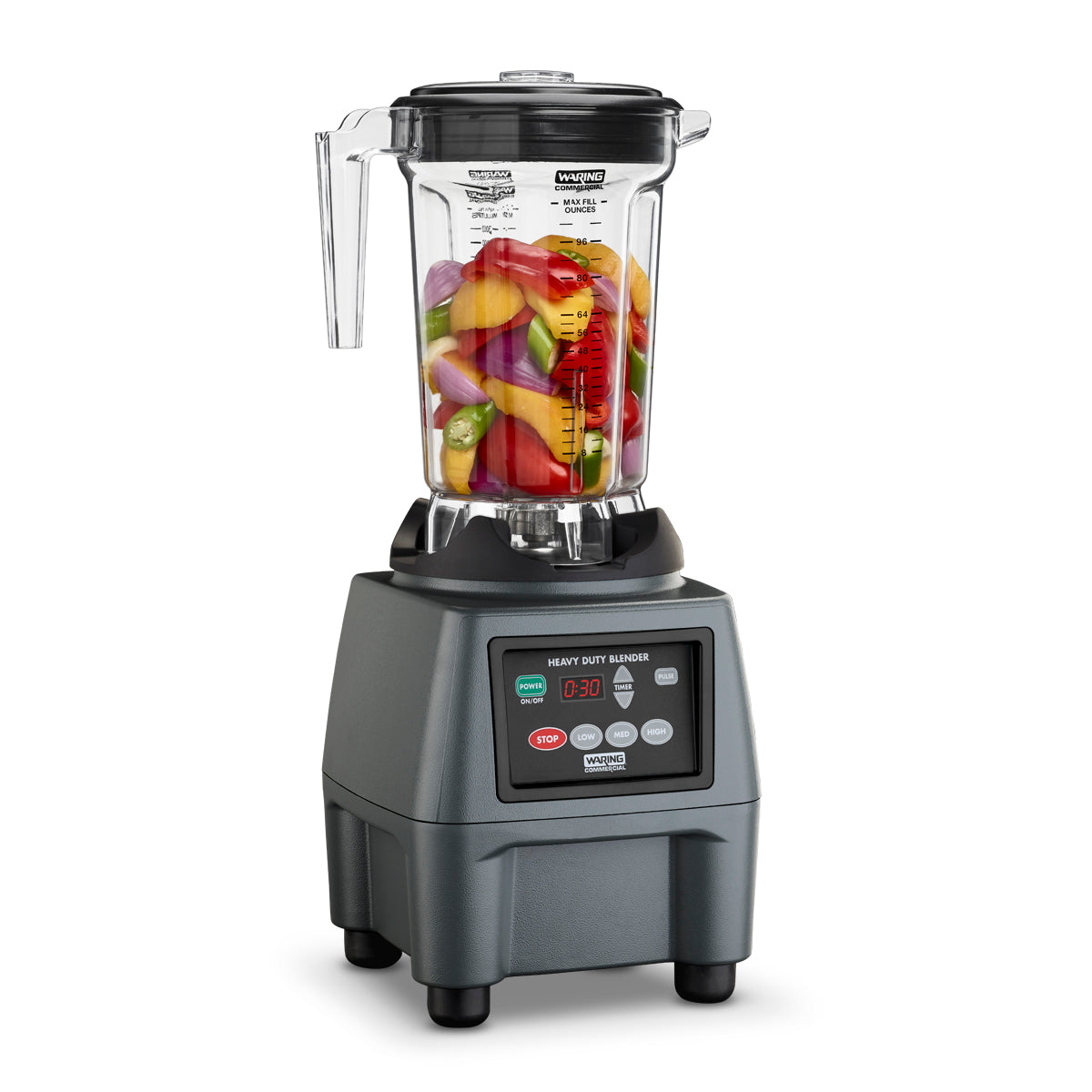 CB15TP Heavy-Duty One Gallon Food Blender with Timer & Copolyester Jar by Waring Commercial