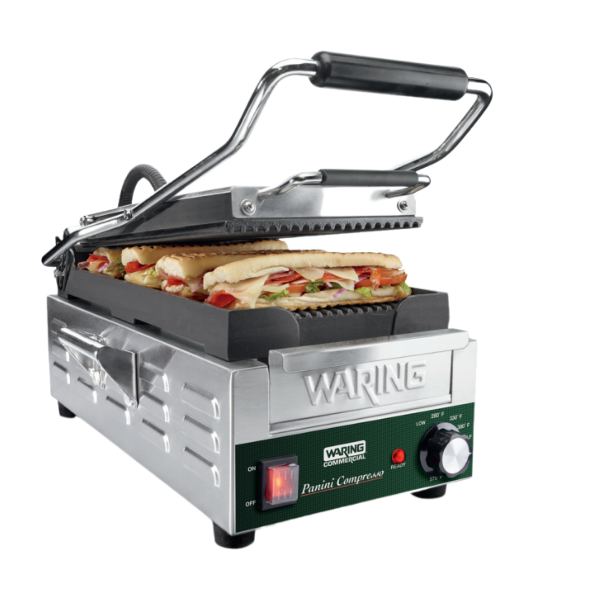 WPG200 Panini Compresso - Slimline Panini Grill by Waring Commercial