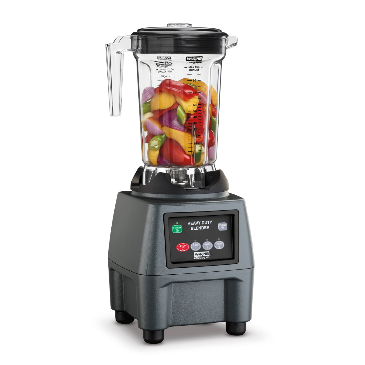 CB15P Heavy-Duty One Gallon Food Blender with Copolyester Jar by Waring Commercial