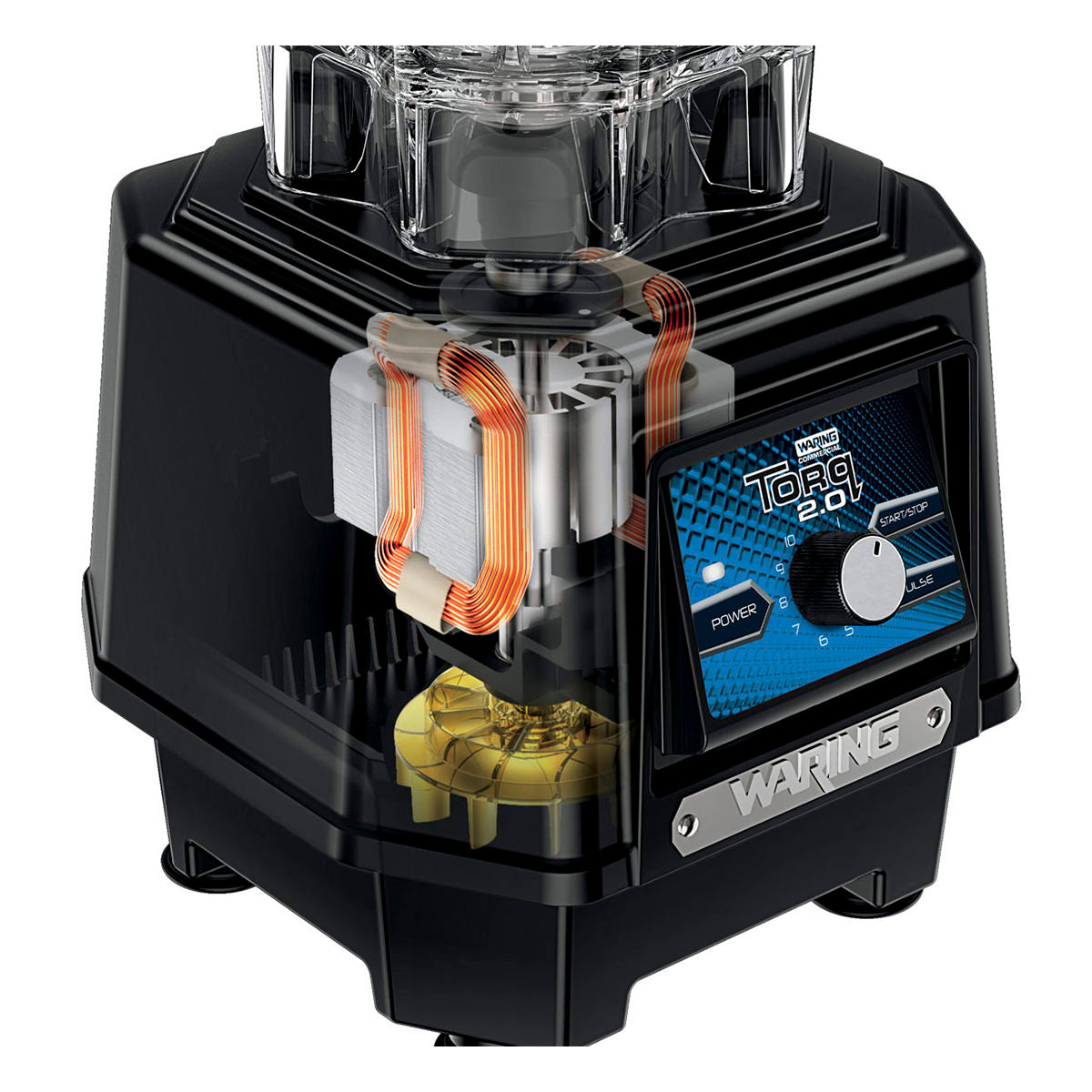 TBB175 "Torq 2.0" Medium-Duty Variable Speed Blender with 48 oz Copolyester Jar by Waring Commercial