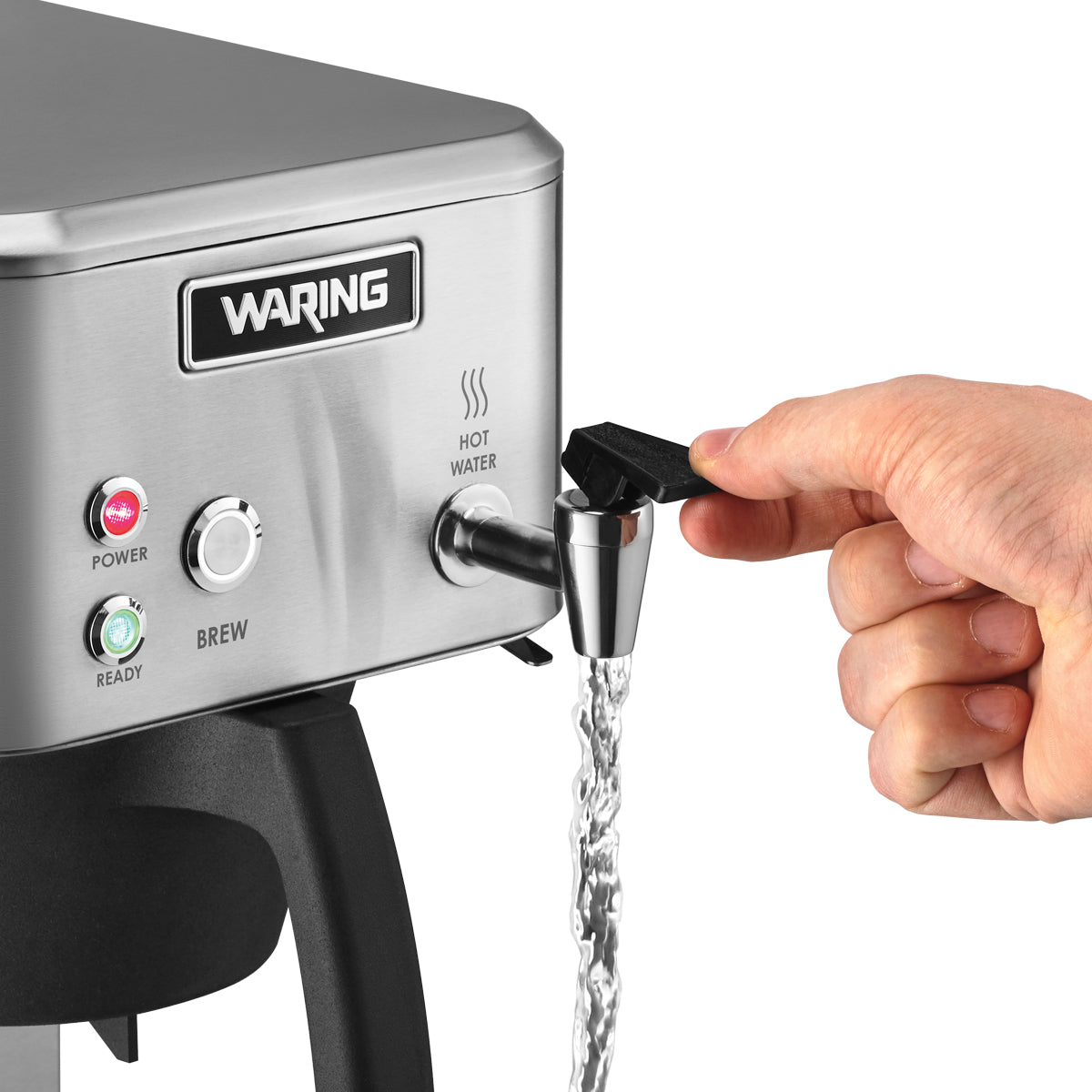 WCM70PAP "Café Deco" Airpot Coffee Brewer with Hot Water Faucet by Waring Commercial