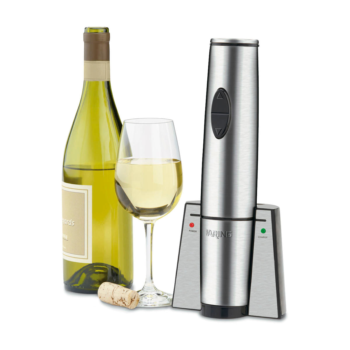WWO120 Electric Wine Bottle Opener with Recharging Station by Waring Commercial