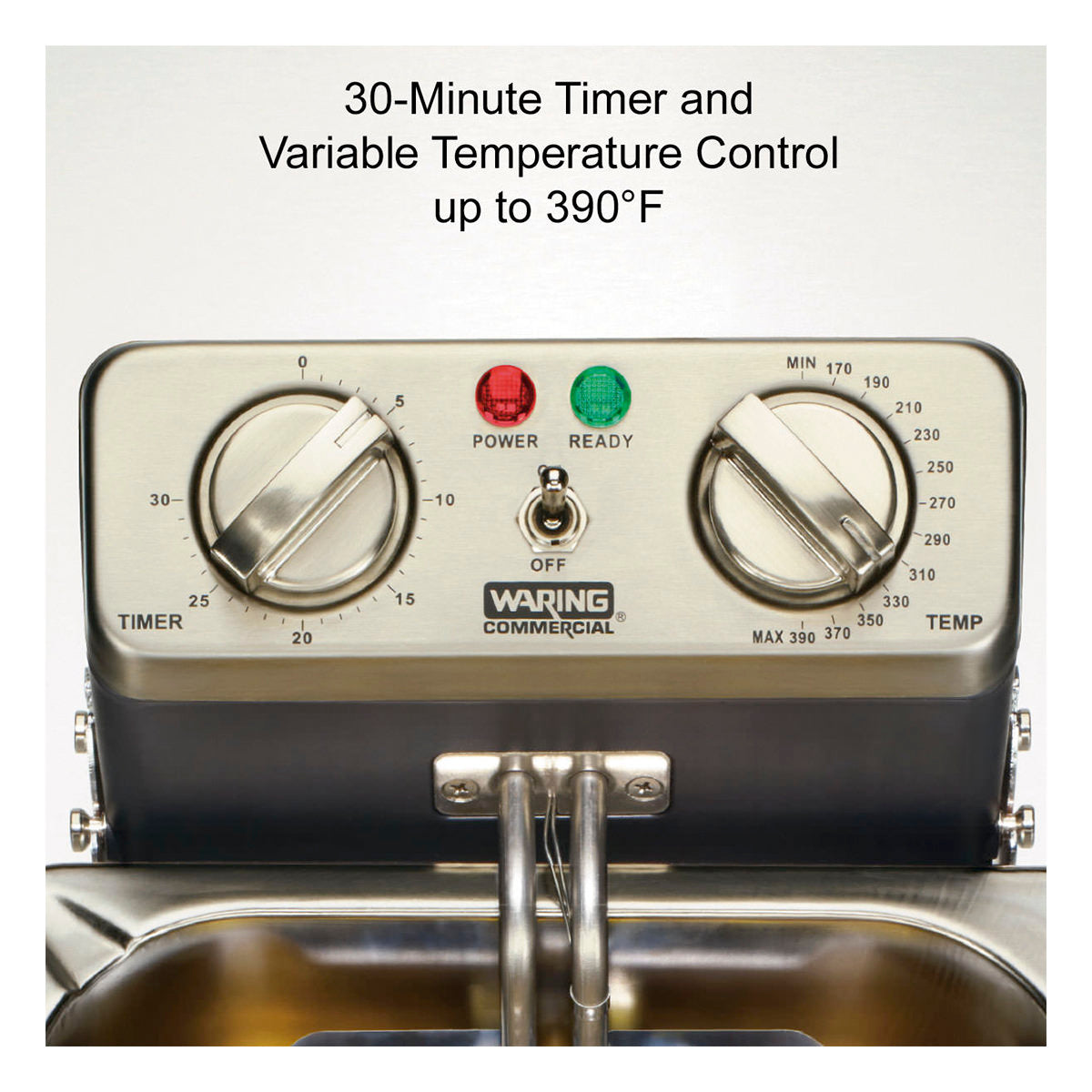 WDF1000 Heavy-Duty Single Deep Fryer by Waring Commercial