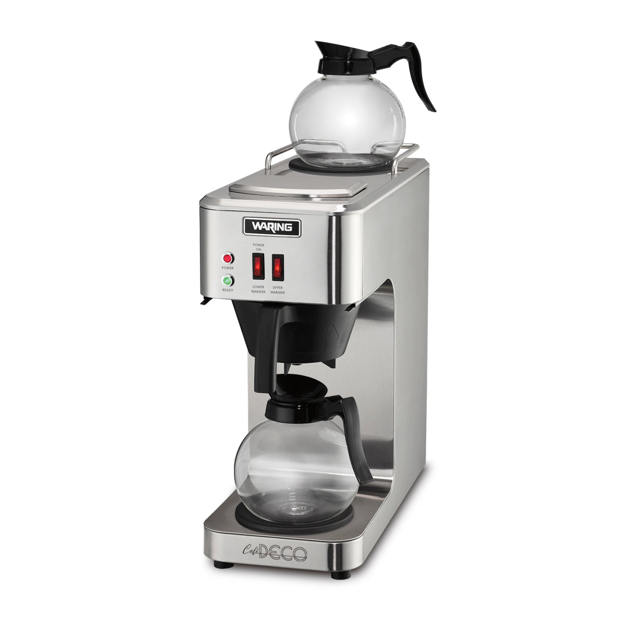 WCM50 "Café Deco" Pour-Over Coffee Brewer with Two Warmers by Waring Commercial