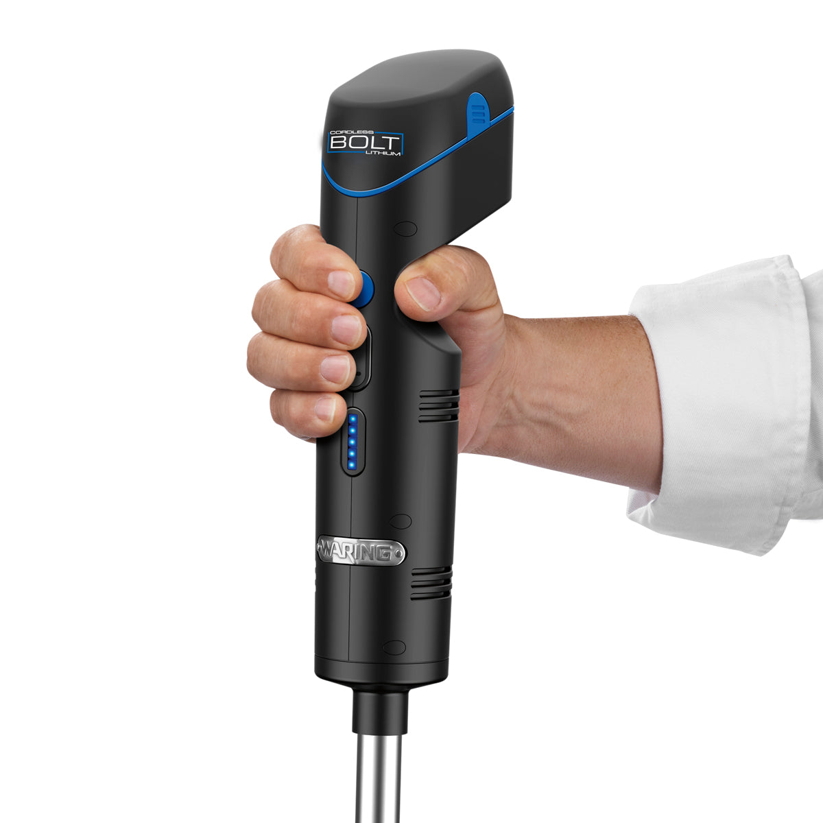WSB38X2 - "The Bolt" 7" Cordless Lithium Immersion Blender by Waring Commercial