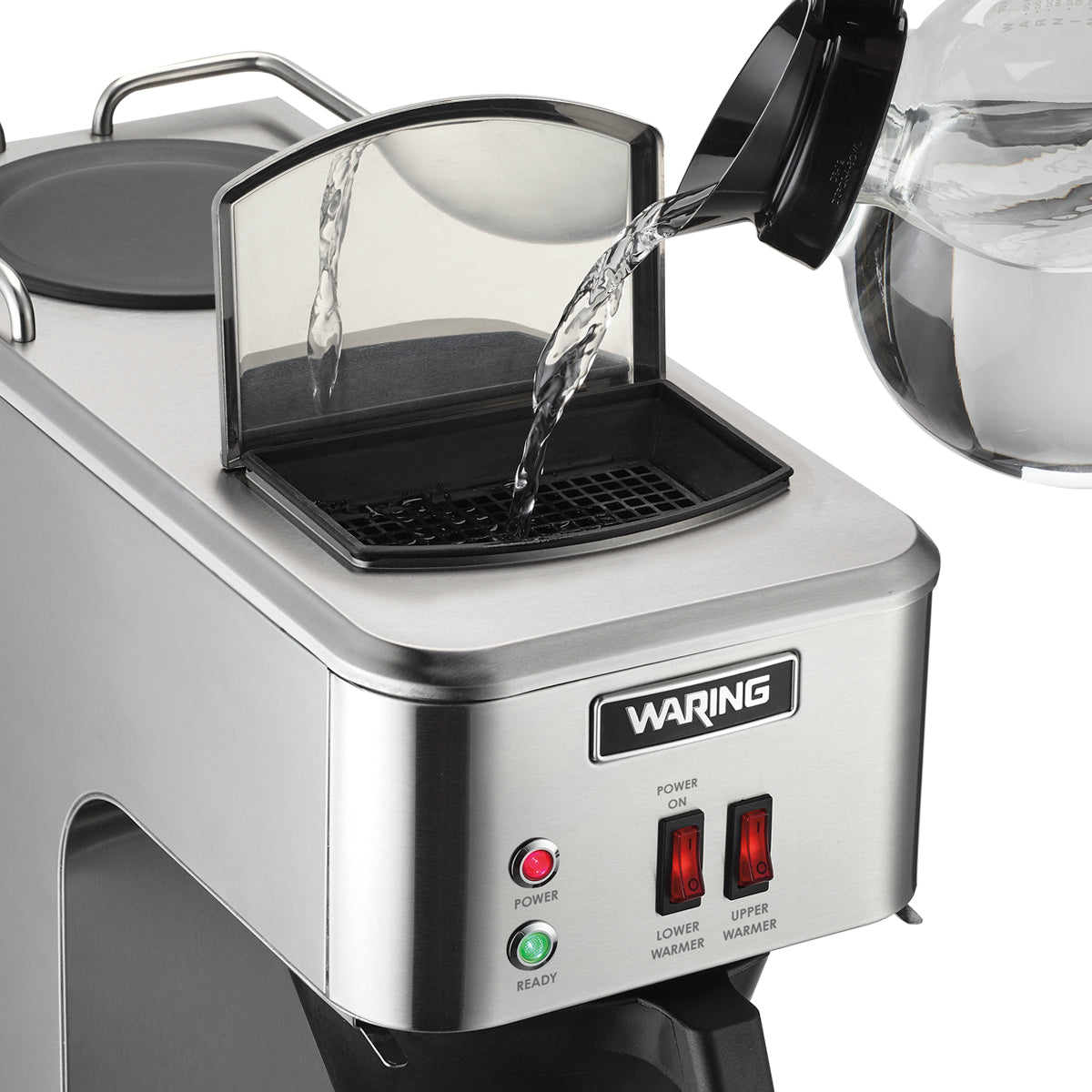 WCM50 "Café Deco" Pour-Over Coffee Brewer with Two Warmers by Waring Commercial