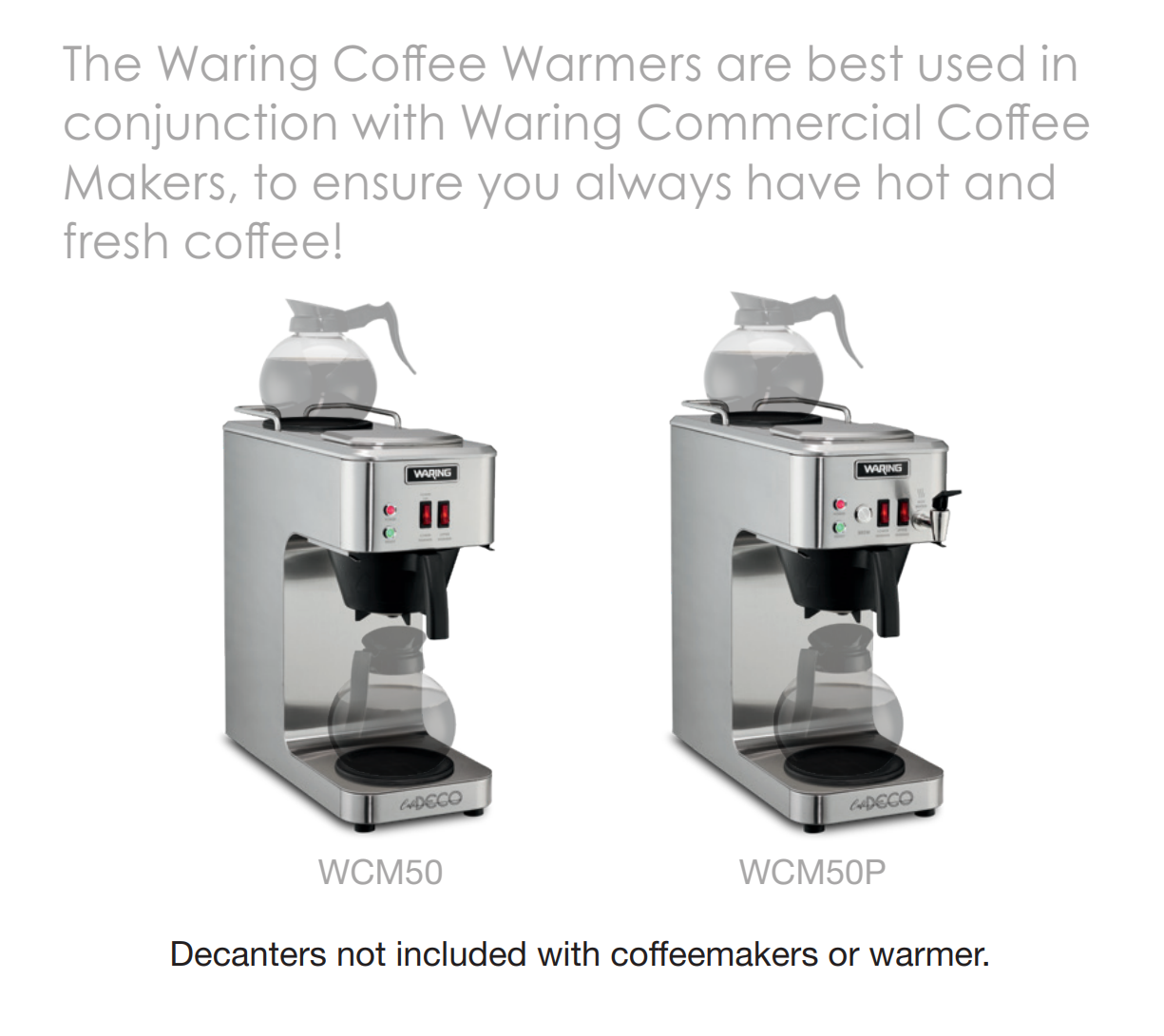 WCW10 Single Burner Coffee Warmer by Waring Commercial