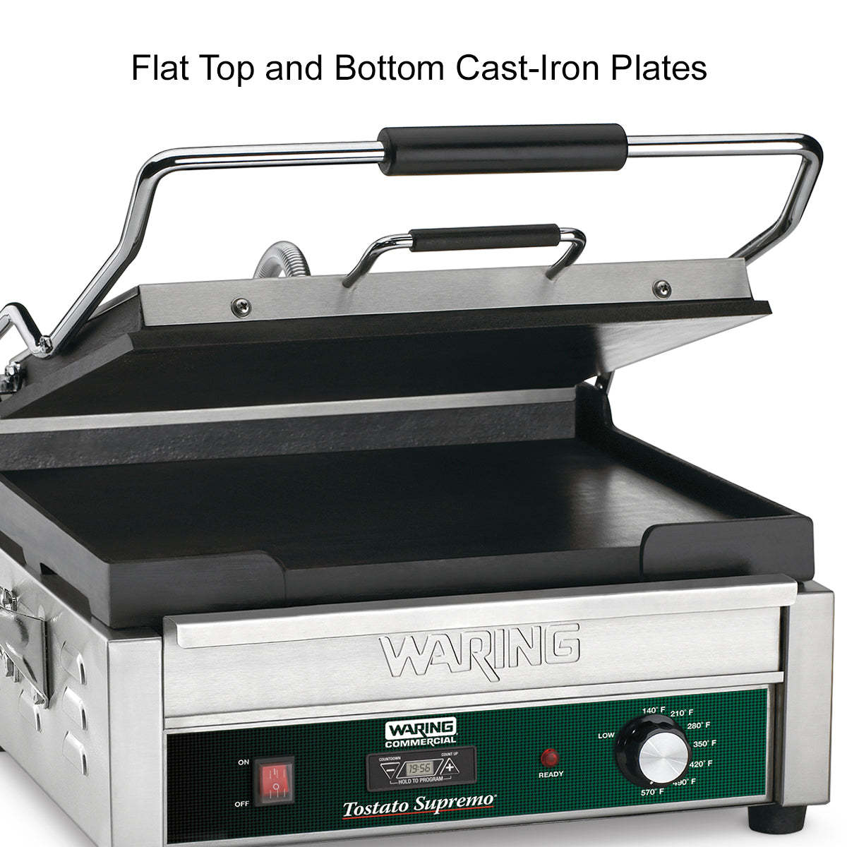 WFG250 Tostato Supremo - Large Flat Toasting Grill by Waring Commercial
