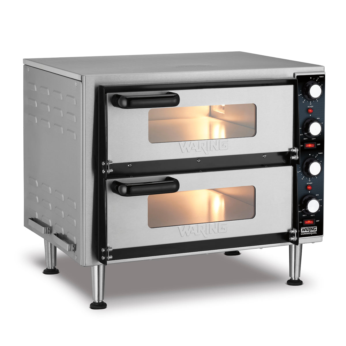 WPO350 Double-Deck Commercial Pizza Oven by Waring Commercial