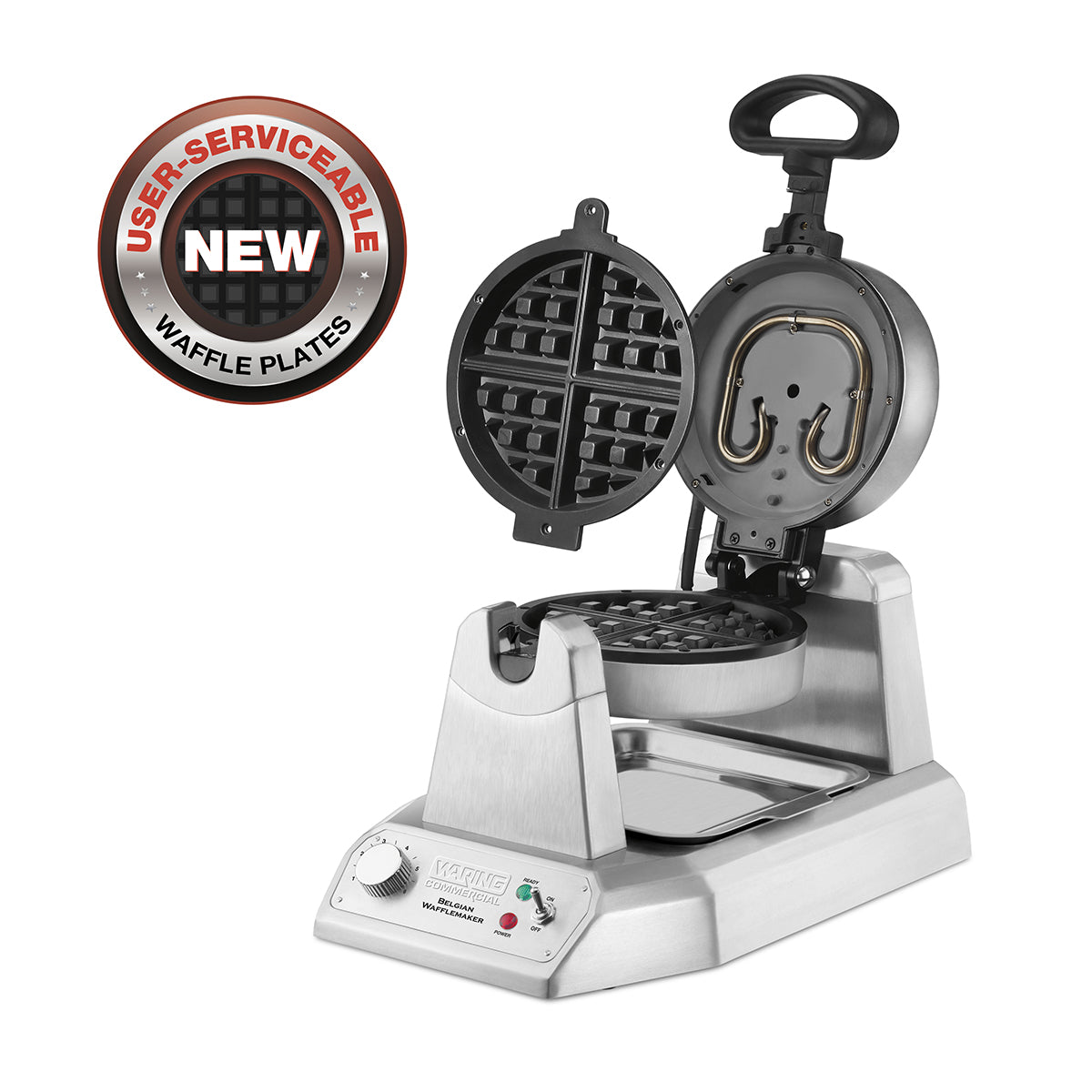 WW180X Heavy-Duty Belgian Waffle Maker by Waring Commercial