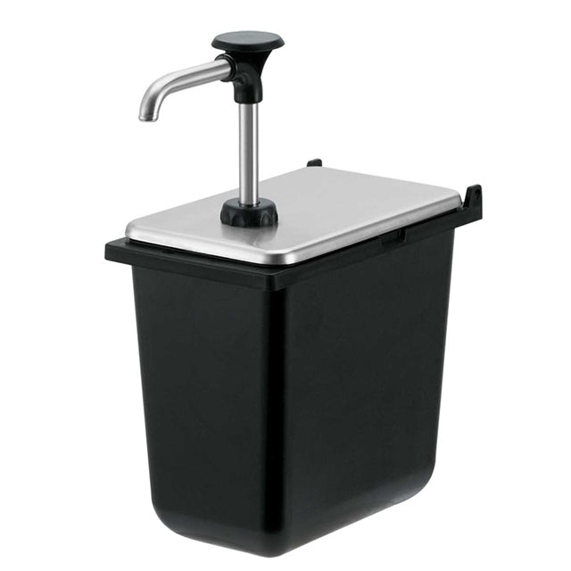 1/9-Size Jar, 60 oz (6 in) | Black