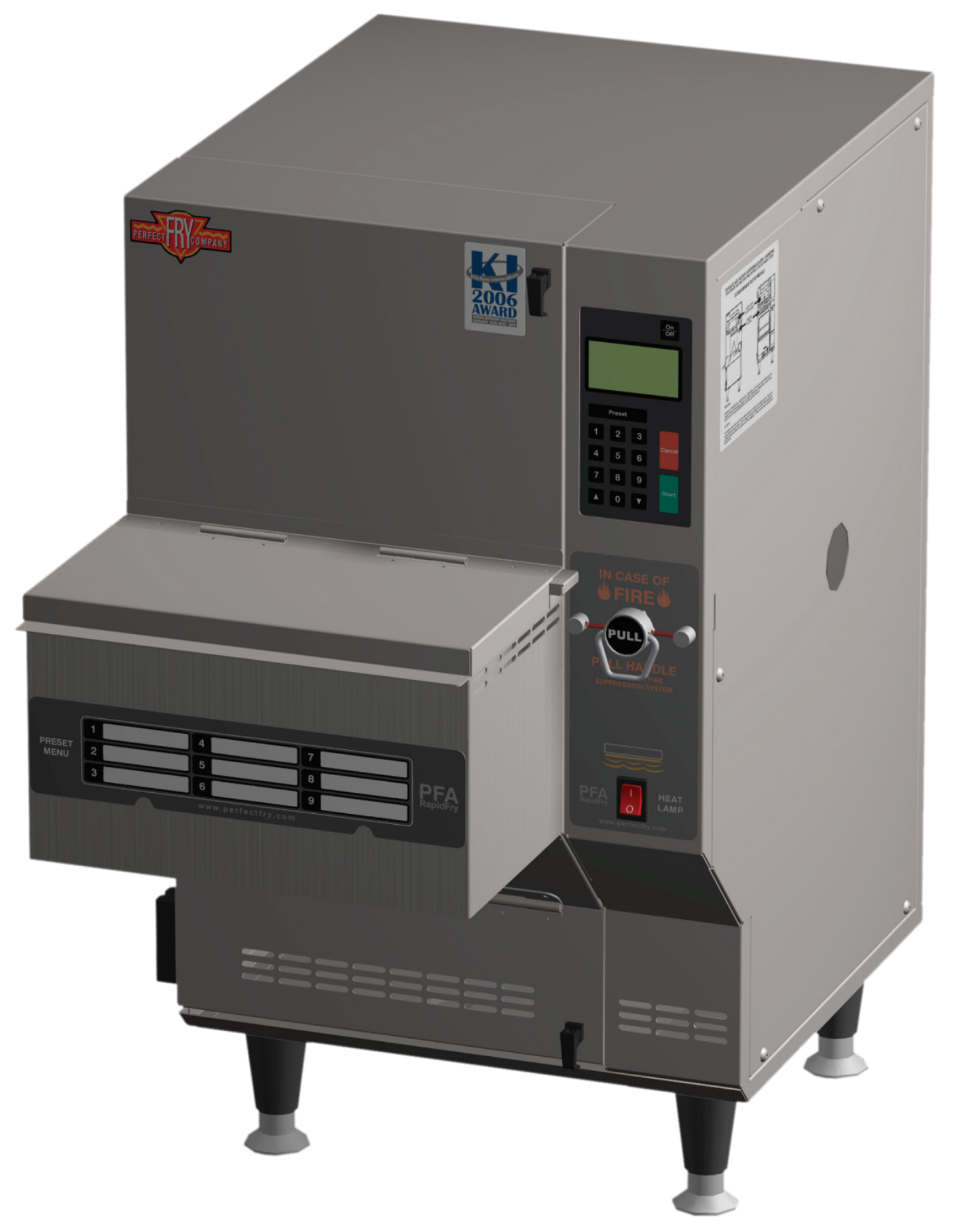 PFA720 Ventless/Hoodless/Odorless Automatic Countertop Deep Fryer by Perfect Fry Company