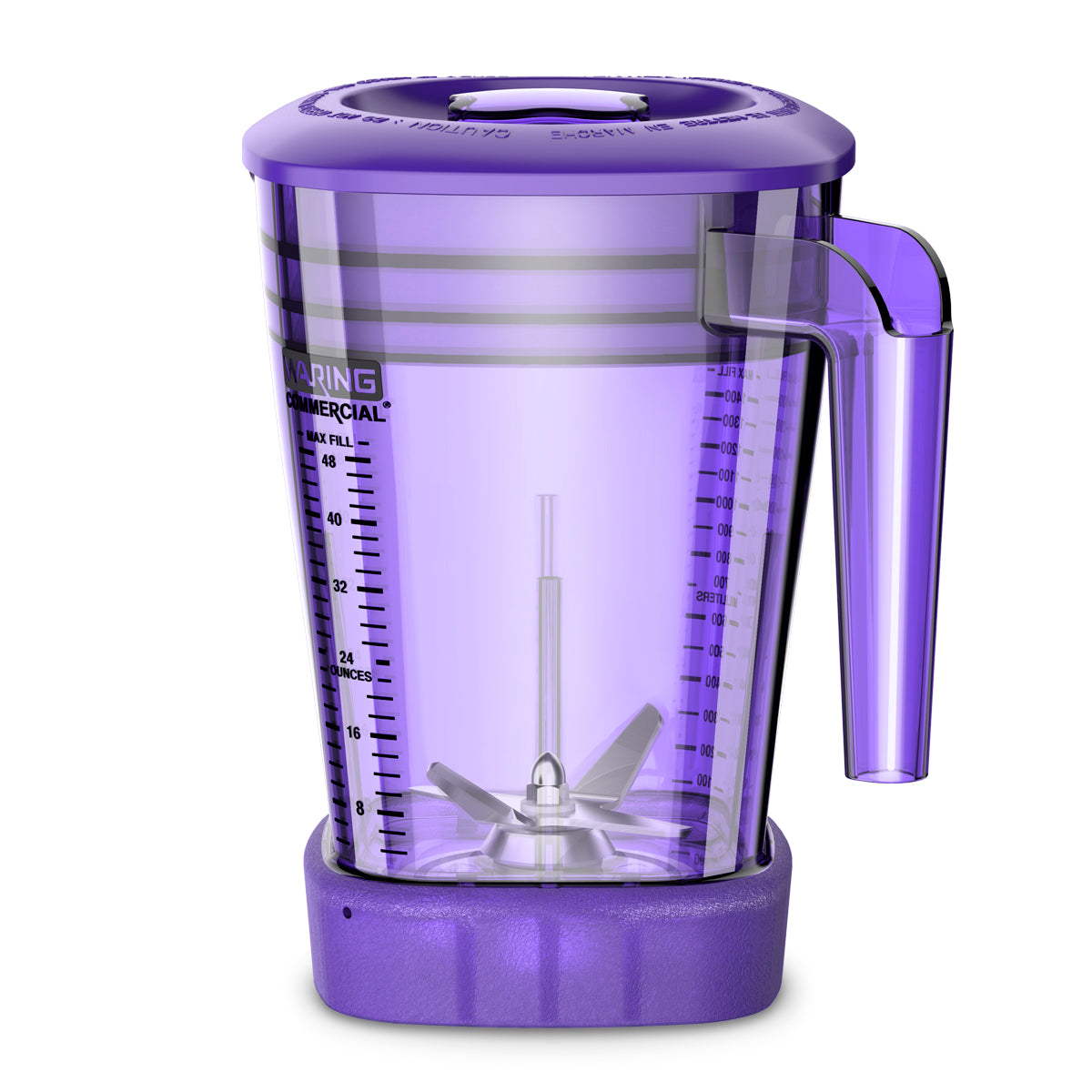 CAC93X-10 - Purple 48-oz. BPA-Free Copolyester Container Complete with Blade & Lid— MX Series