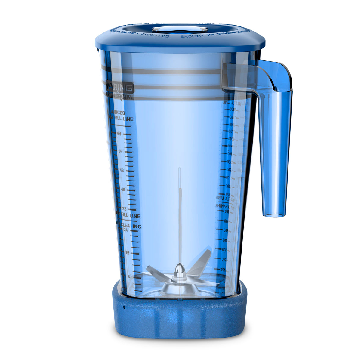 CAC95-06 - "The Raptor" 64-oz. BPA-Free Blue Copolyester Container Complete with Blade and Lid — MX Series