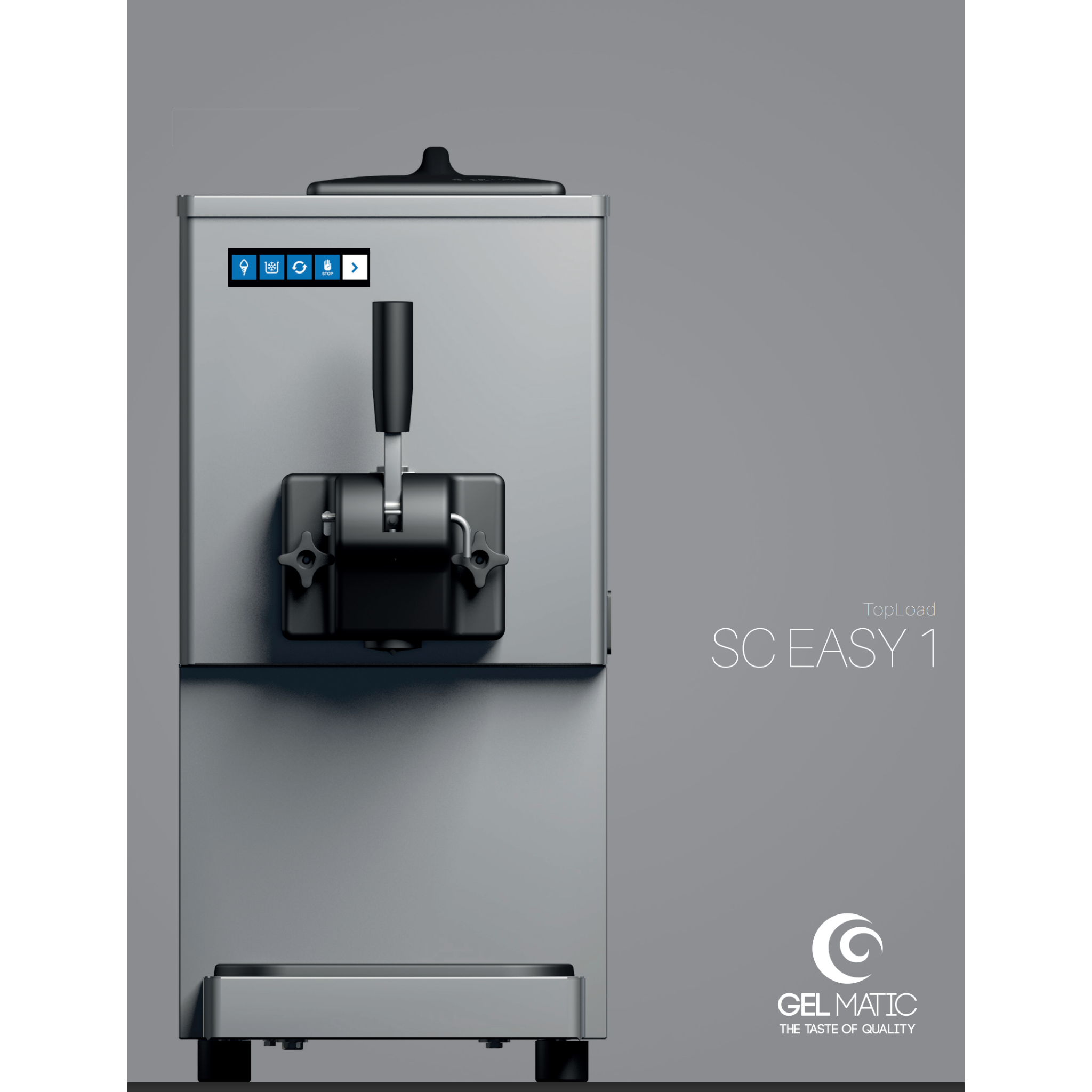 SC Easy 1 GR - Single Flavour Soft Serve Machine by GelMatic