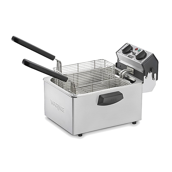 WDF75B Single Compact Deep Fryer by Waring Commercial