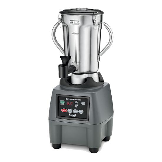 CB15TSF Heavy-Duty One Gallon Food Blender with Spigot & Timer by Waring Commercial