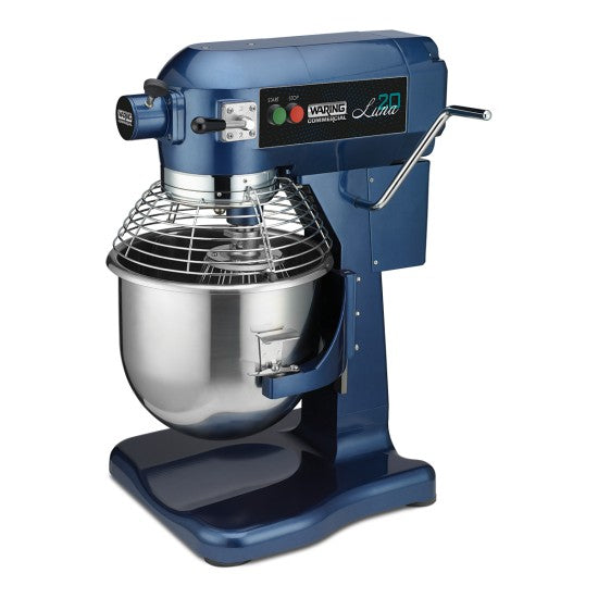 WSM20L "Luna Series" 20-Quart Planetary Mixer with Dough Hook, Mixing Paddle, & Whisk by Waring Commercial