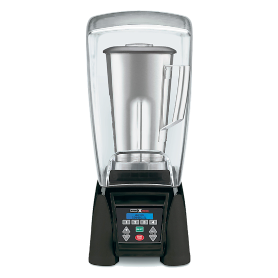 MX1500XTS Heavy-Duty Reprogrammable Blender with Sound Enclosure & 64 oz Stainless Steel Jar by Waring Commercial