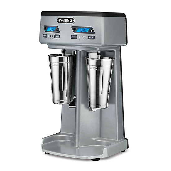 WDM240TX Heavy-Duty Double-Spindle Drink Mixer with Timer & Hands Free Operation by Waring Commercial