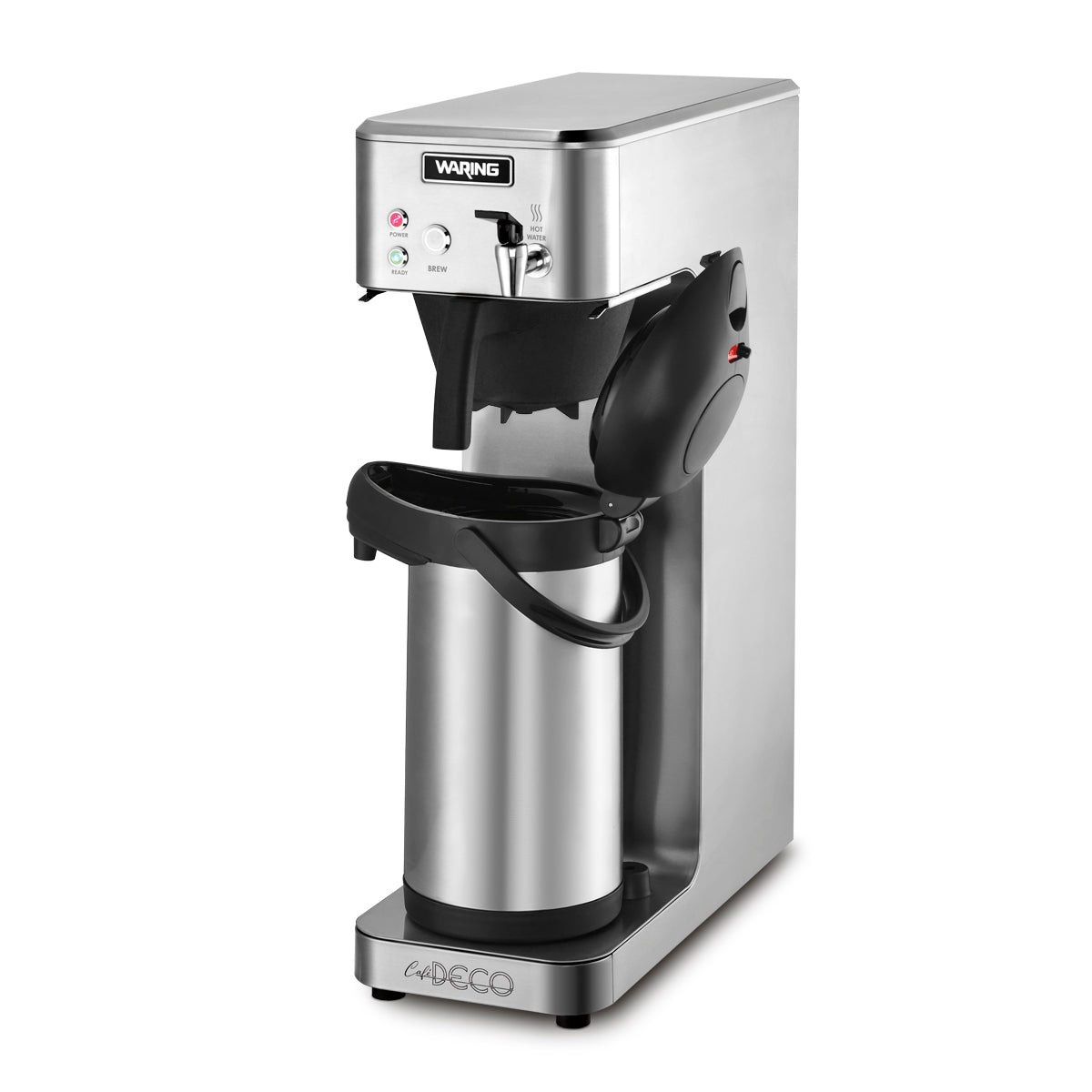 WCM70PAP "Café Deco" Airpot Coffee Brewer with Hot Water Faucet by Waring Commercial