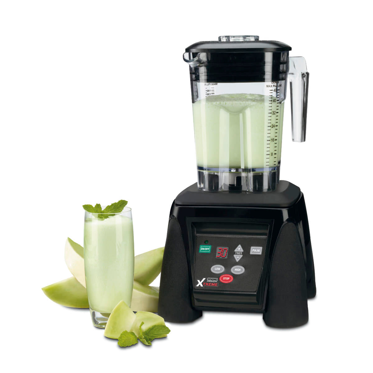 MX1100XTXP Heavy-Duty Blender with Electronic Keypad, Timer & Stackable 48 oz Copolyester Jar by Waring Commercial