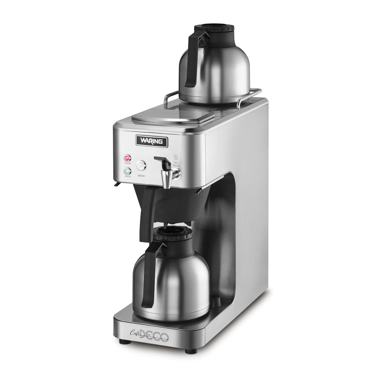 WCM60PT "Café Deco" Thermal Coffee Brewer with Hot Water Faucet by Waring Commercial