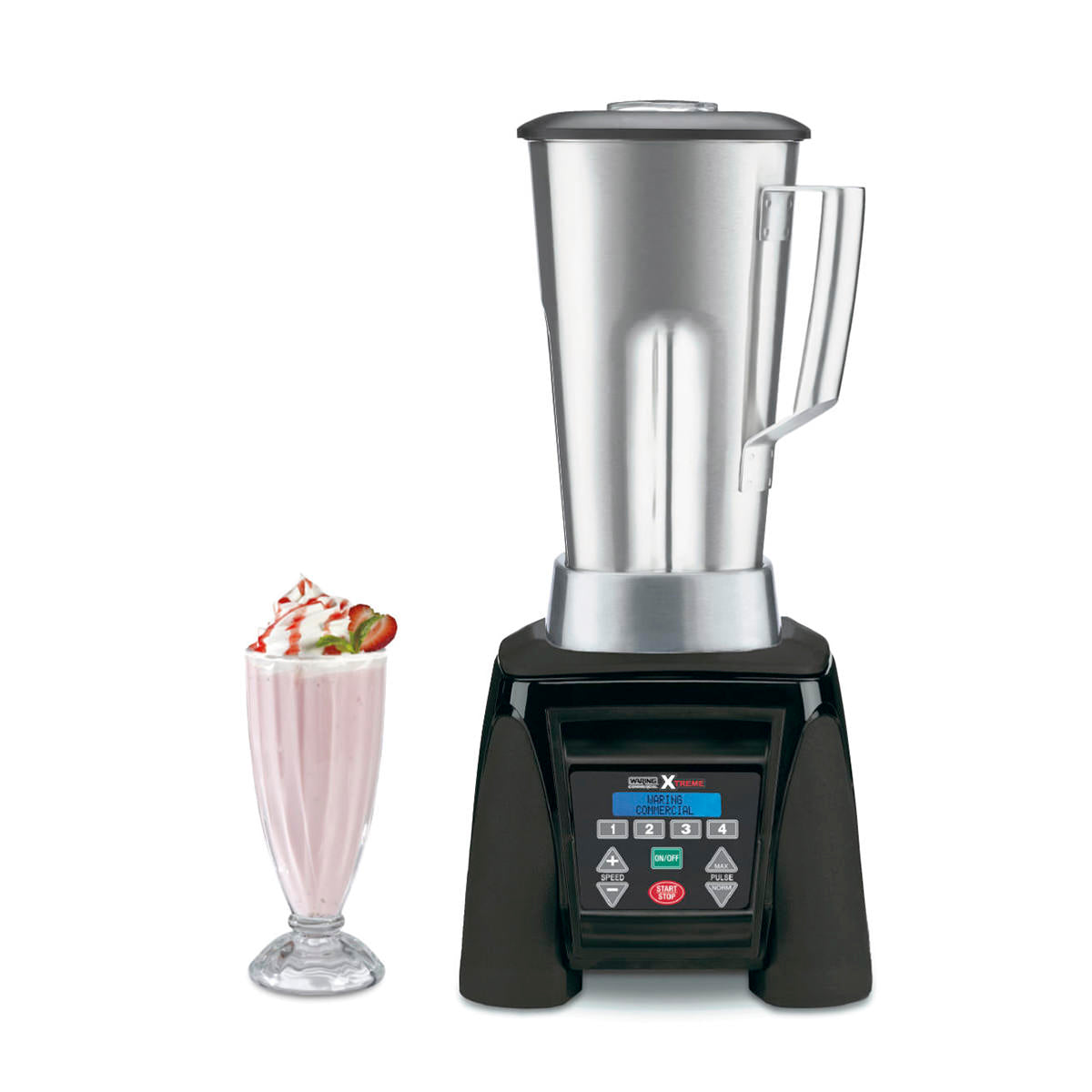 MX1300XTS Heavy-Duty Reprogrammable Blender with 64 oz Stainless Steel Jar by Waring Commercial