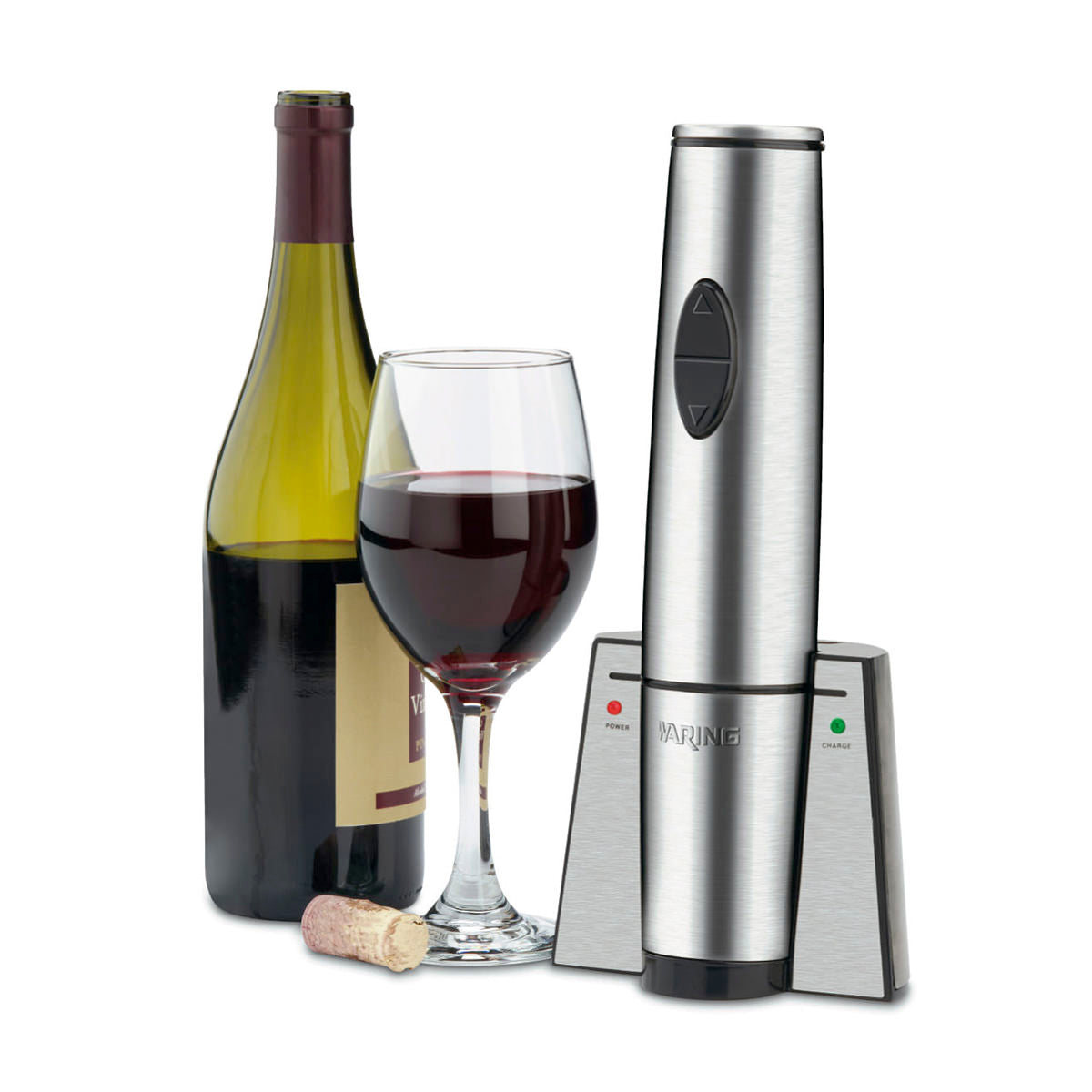 WWO120 Electric Wine Bottle Opener with Recharging Station by Waring Commercial