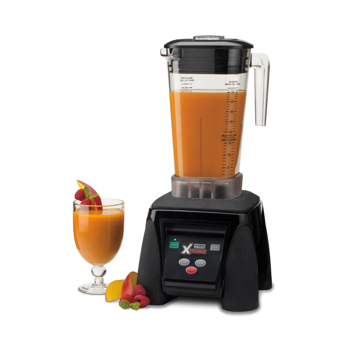 MX1050XTX Heavy-Duty Blender with Electronic Keypad & "The Raptor" 64 oz Copolyester Jar by Waring Commercial