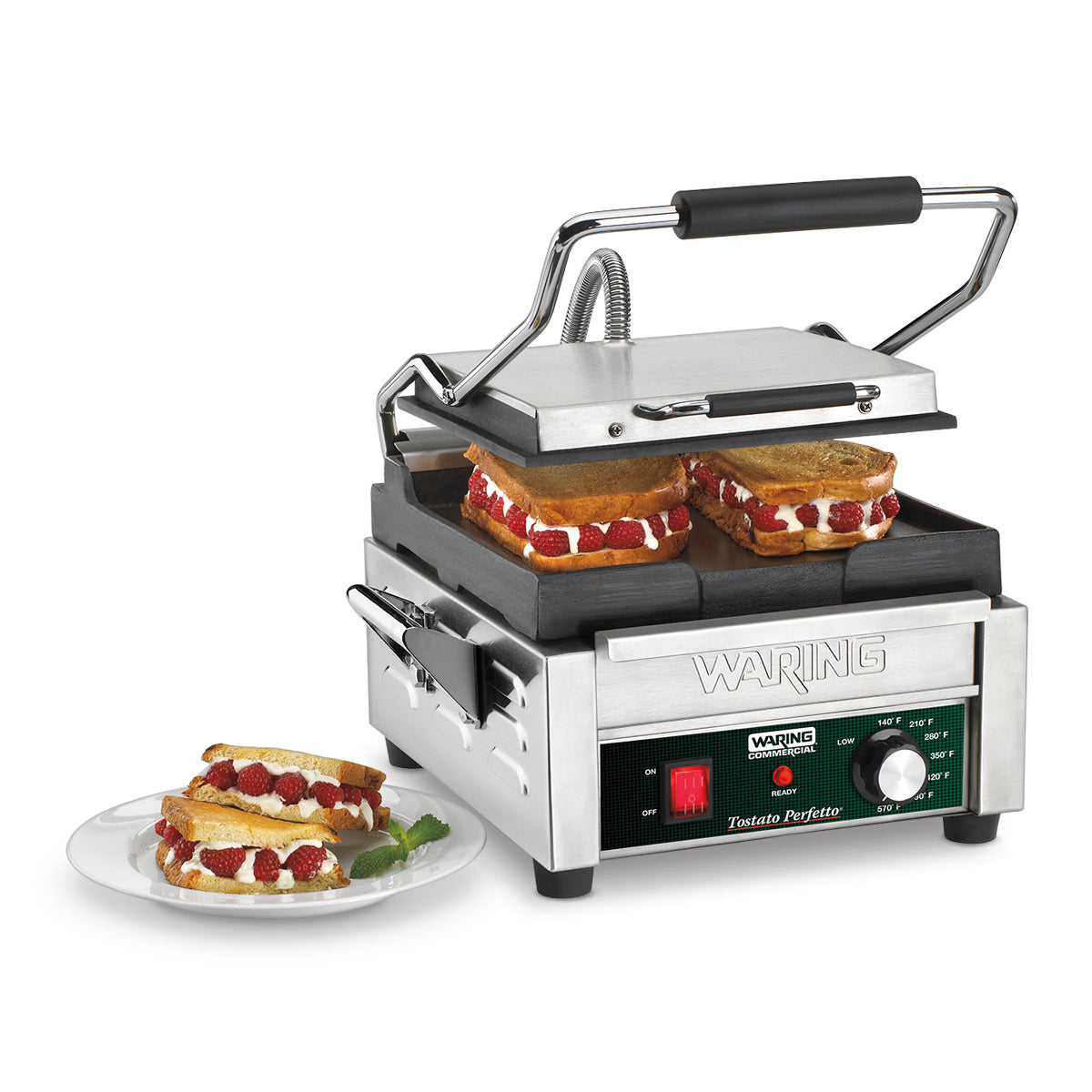 WFG150 Tostato Perfetto - Compact Italian-Style Flat Grill by Waring Commercial