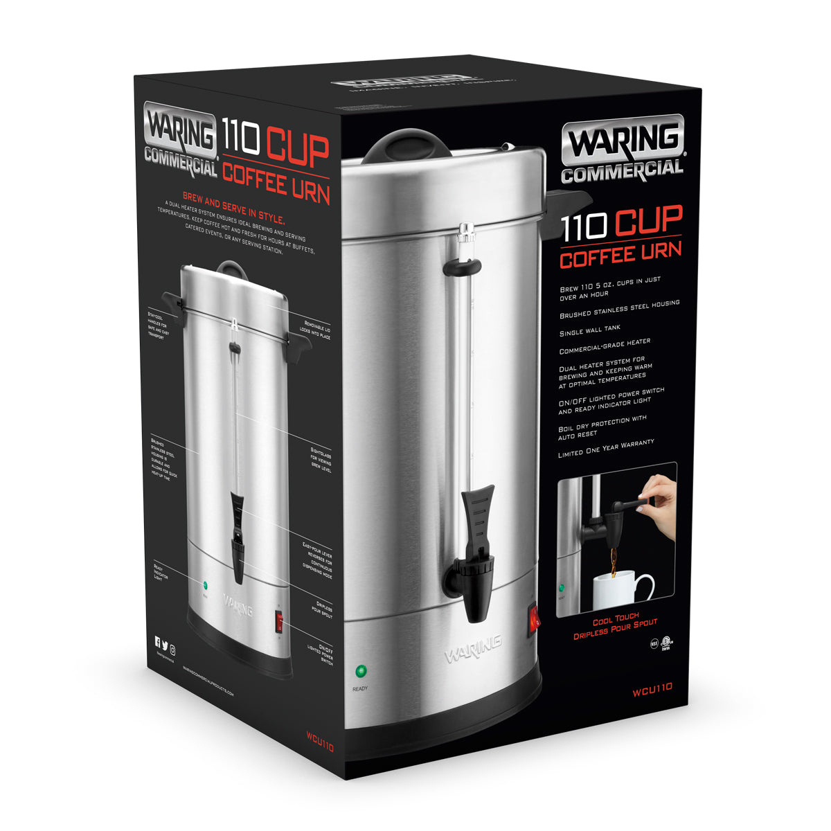 Waring Commercial Café Deco® Automatic Coffee Brewer