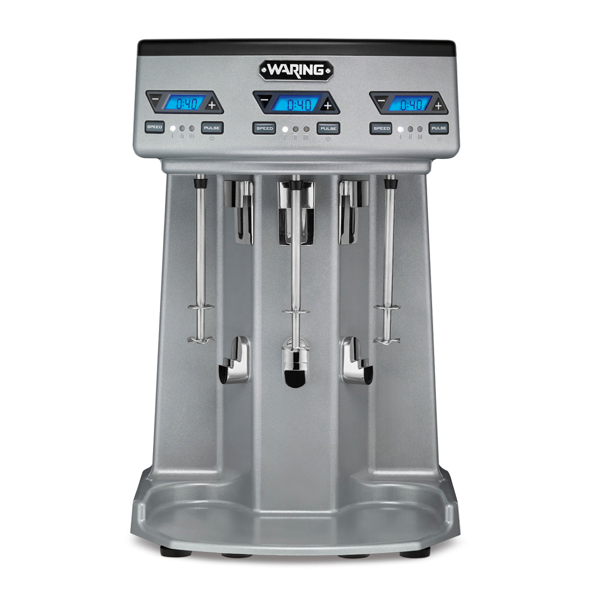 WDM360TX Heavy-Duty Triple-Spindle Drink Mixer with Timer & Hands Free Operation by Waring Commercial