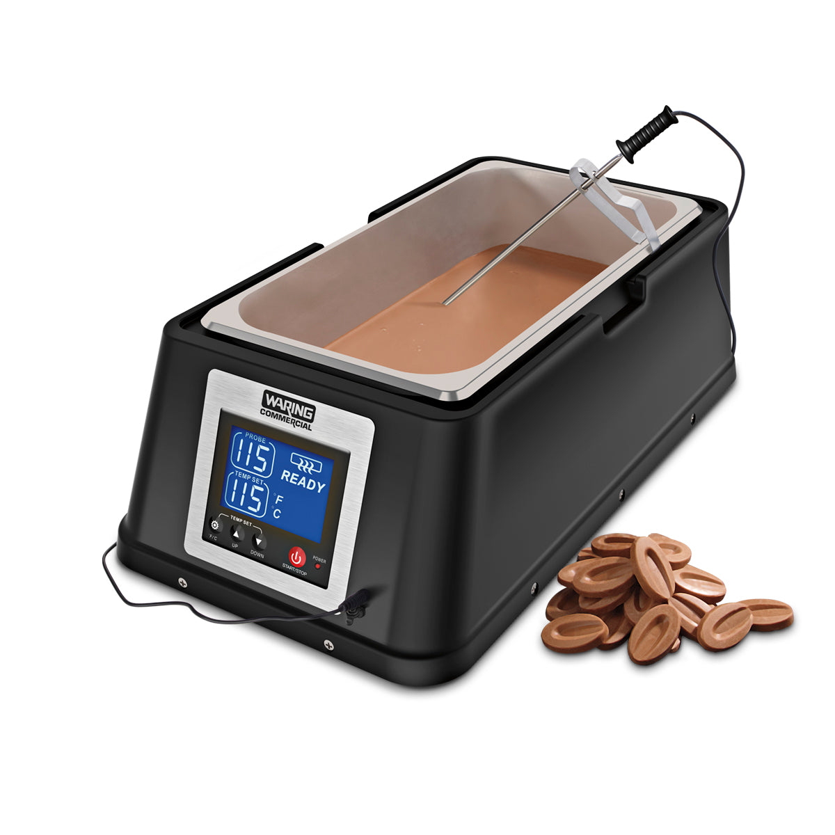WCM3 3kg Chocolate Melter with Temperature Probe by Waring Commercial