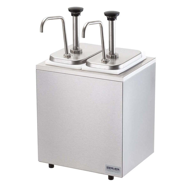 Serving Station | (2) Jars & Stainless Steel Pumps