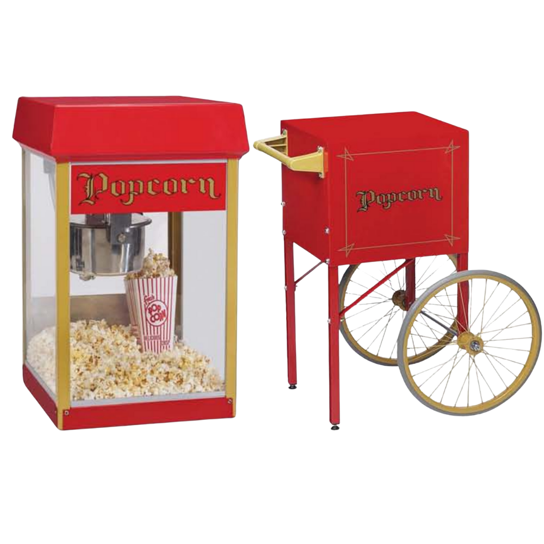 4 oz. "Fun Pop" Popcorn Popper with Cart